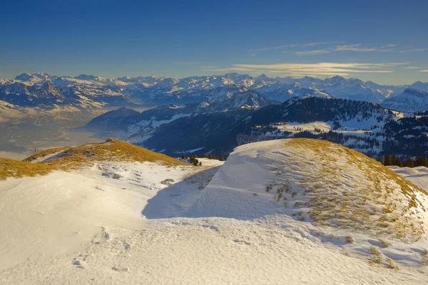 Senischer Blick Auf Majestätische Alpenlandschaft — Stockfoto
