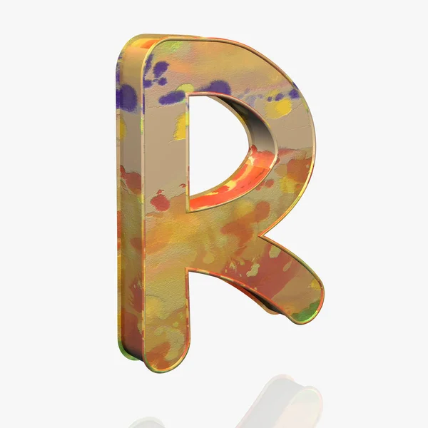 Alphabet Grunge Letter — Stock Photo, Image