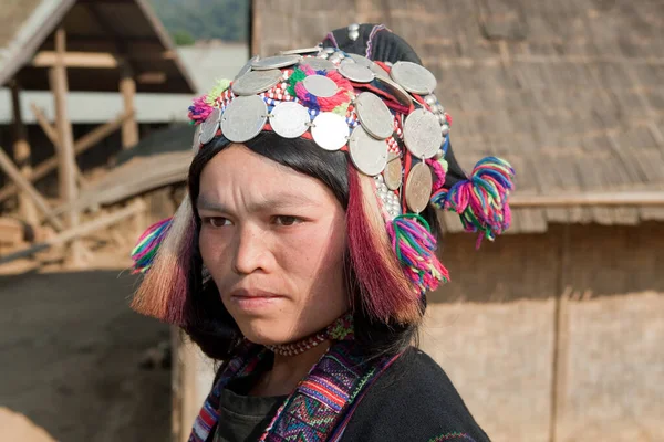 Grupo Étnico Silo Laos — Fotografia de Stock