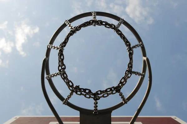 Basketball Hoop Park — Stock Photo, Image