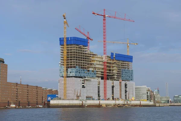 Scenic View Modern Construction Site — Stock Photo, Image