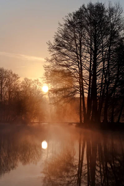 Sunset Lake — Stock Photo, Image