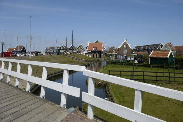 Blick Auf Die Häuser Der Stadt Enkhuizen — Stockfoto