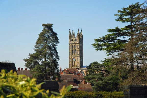 Vue Panoramique Sur Belle Architecture Cathédrale Médiévale — Photo