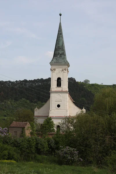 Festői Kilátás Templom Építészet Részletek — Stock Fotó