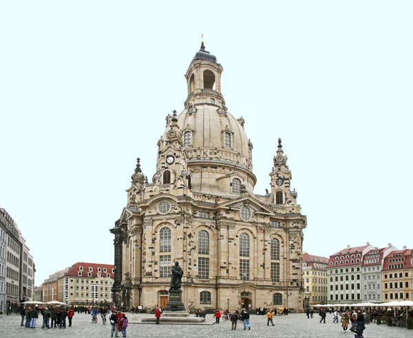 德累斯顿的Frauenkirche — 图库照片