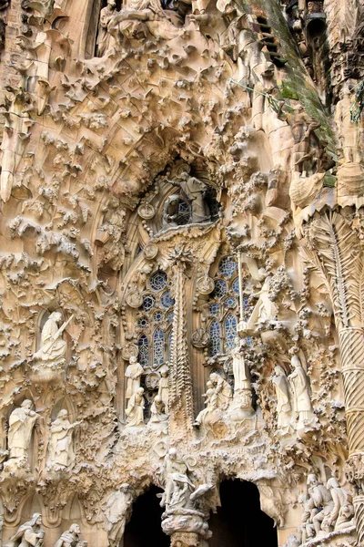 Östra Portalen Sagrada Familia — Stockfoto