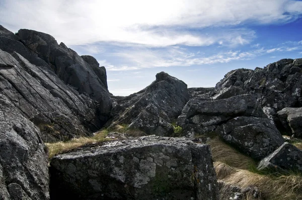 Formaciones Rocosas Costa Atlántica Noruego — Foto de Stock