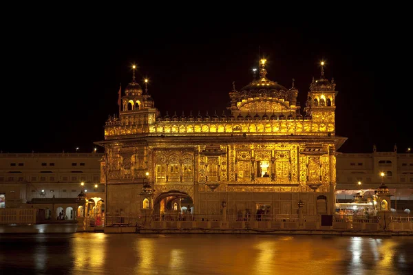 Arany Templom Körül Amritsarban — Stock Fotó