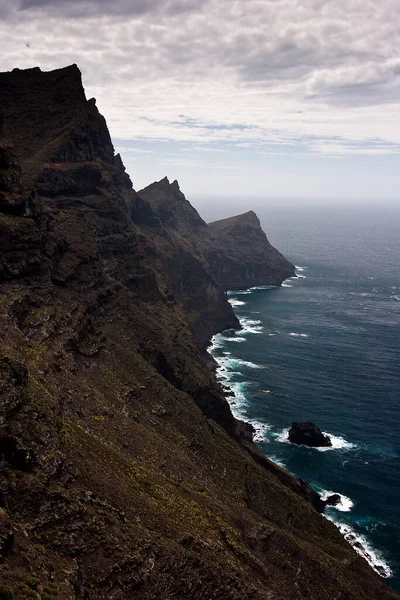 Vista Para Costa Das Ilhas Canárias — Fotografia de Stock