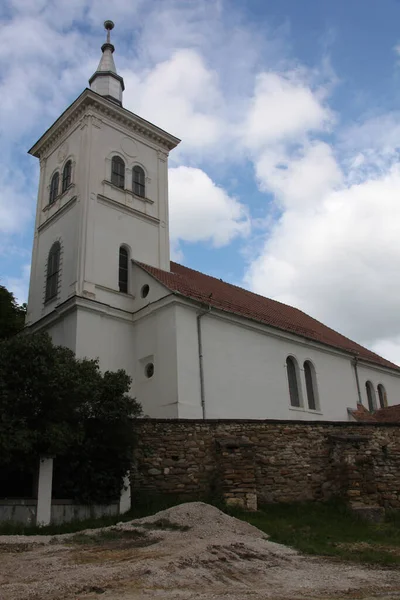 Szenischer Blick Auf Die Christliche Kirchenarchitektur — Stockfoto