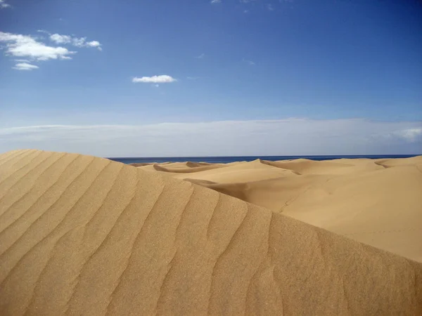 Dunas Areia Deserto — Fotografia de Stock