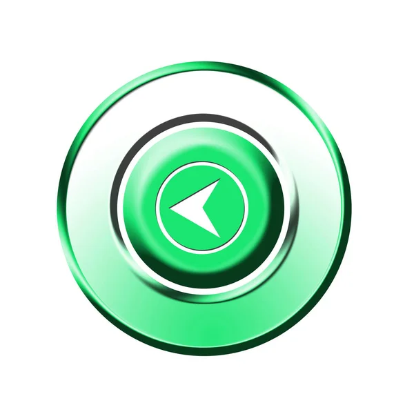 Arrow Sign Button Illustration — Stock Photo, Image