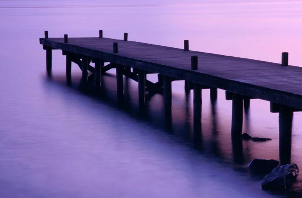 Красиве Озеро Фоні Природи — стокове фото