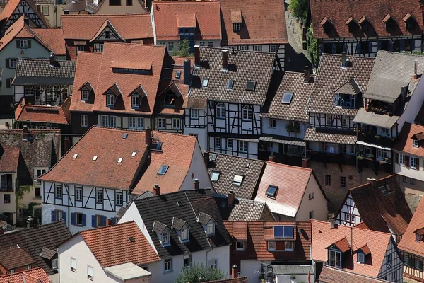 Weinheim Eski Kasabasında Mimarlık — Stok fotoğraf