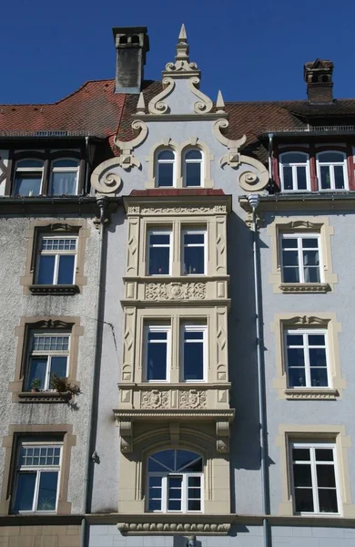 Fasáda Typického Domu Štrasburku — Stock fotografie