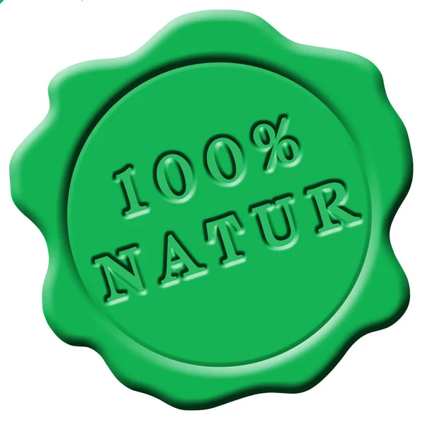 Sigillo Cera 100 Naturale — Foto Stock