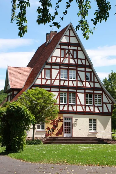 Stadhuis Gieselwerder Oberweser — Stockfoto