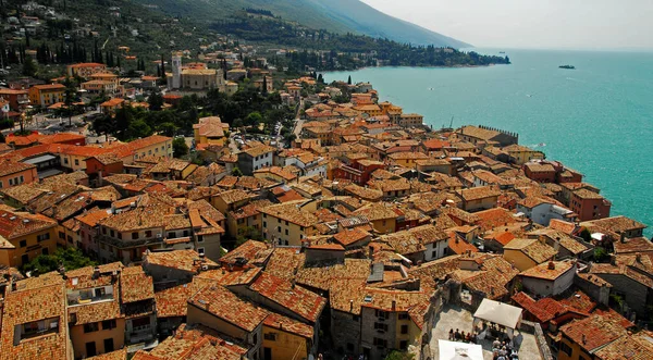 Malcesine Comune Eastern Shore Lake Garda Province Verona Italian Region — Stock Photo, Image