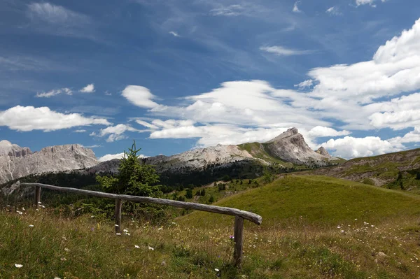 Vista Cordilheira Fanis Sul Tirol — Fotografia de Stock