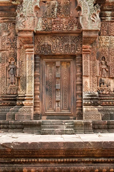 Sollievo Khmer Banteay Srei — Foto Stock