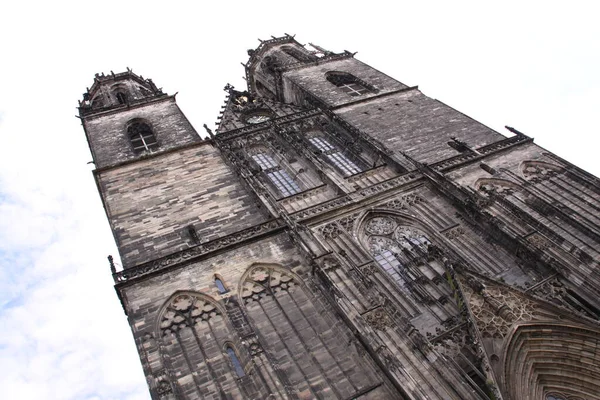 Vista Panorámica Majestuosa Arquitectura Catedral —  Fotos de Stock