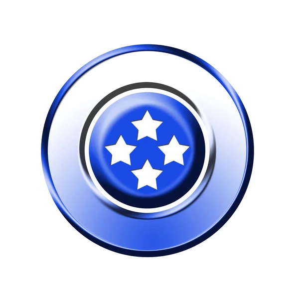 Graphic Star Sign Button — Stock Photo, Image