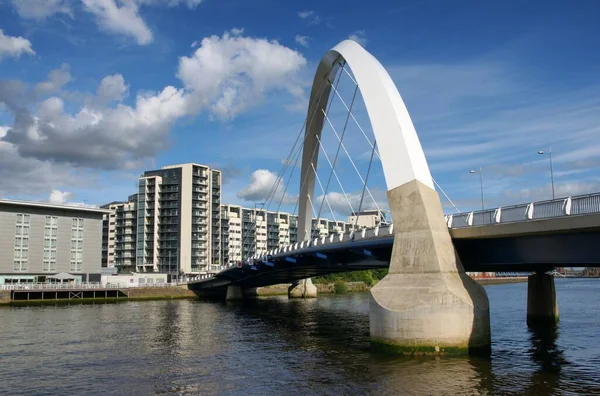 Vista Panorâmica Arquitetura Estrutura Ponte — Fotografia de Stock