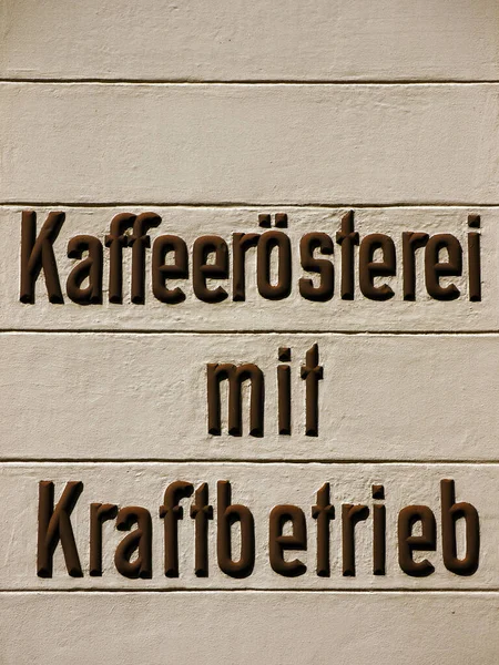 Café Resterei Kraftbetrieb — Foto de Stock