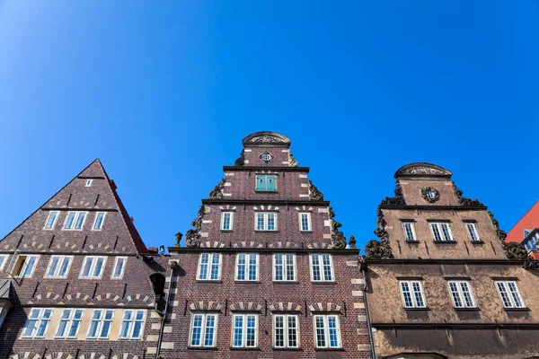 Brema Miasto Leżące Nad Rzeką Weser Północno Zachodnich Niemczech — Zdjęcie stockowe