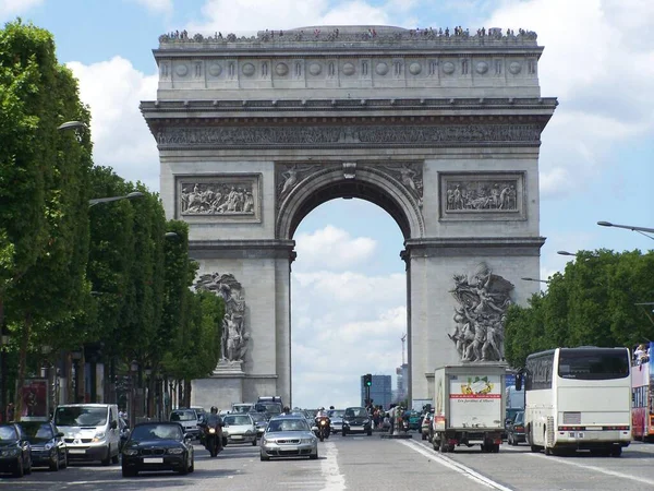 Parijs Arc Triomphe — Stockfoto