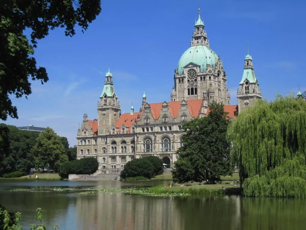 Nieuw Gemeentehuis Hannover — Stockfoto