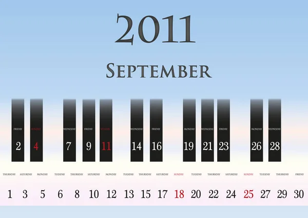 Kalendarz Rok 2014 — Zdjęcie stockowe