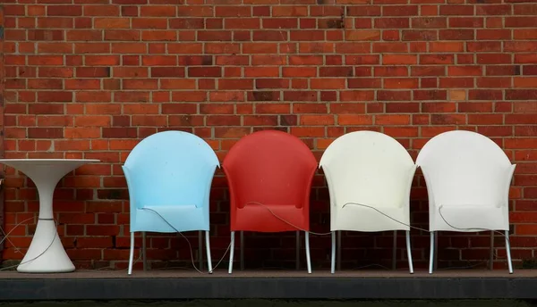 Poucas Cadeiras Móveis Estar — Fotografia de Stock