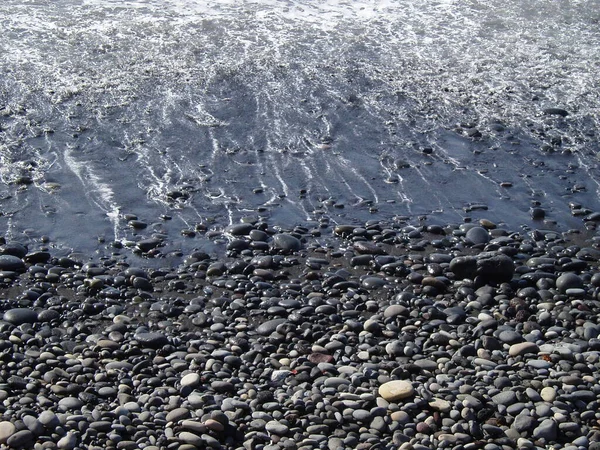 Θαλασσινό Αλάτι Και Πέτρες Στην Παραλία — Φωτογραφία Αρχείου