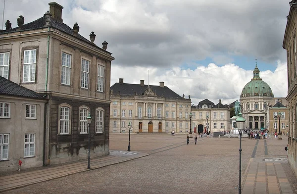 Amalienborgslot Kopenhagen — Stockfoto