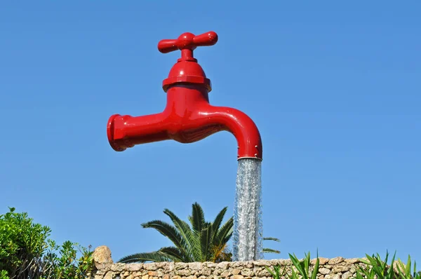 Waterkraan Het Park — Stockfoto