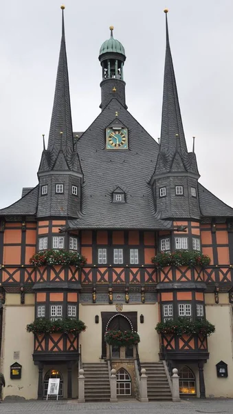 Wernigerode Een Gemeente Duitse Deelstaat Midden Duitsland Gelegen Landkreis Harz — Stockfoto