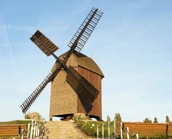 Molino Viento Kinderdijk Países Bajos —  Fotos de Stock