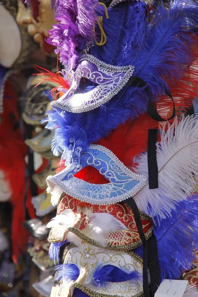 Carnavalsmaskers Venetië Italië — Stockfoto