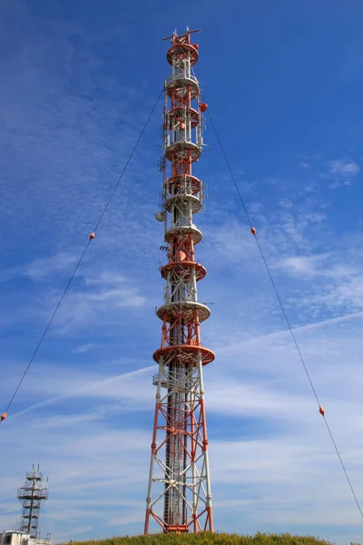 Rádio Mastro Transmissão Helgoland — Fotografia de Stock