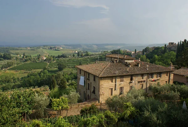 Paisaje Toscano Creta Senesi Toscana — Foto de Stock