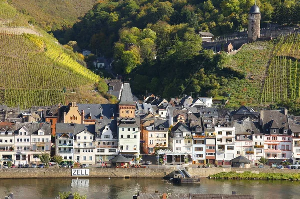 Staden Zell Der Mosel — Stockfoto