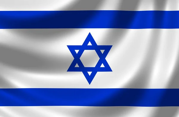 Izrael Nemzeti Zászló Ország Zászló — Stock Fotó