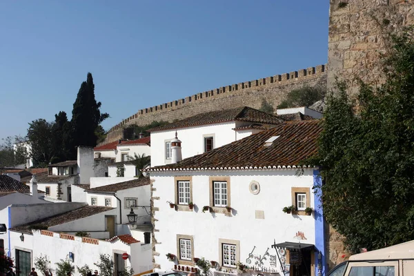 Παλιά Πόλη Obidos Πορτογαλία — Φωτογραφία Αρχείου