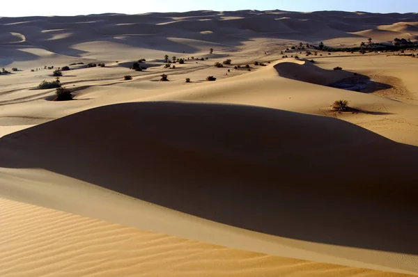 利比亚撒哈拉的沙丘 — 图库照片