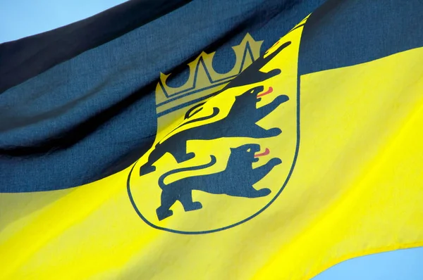 Vlag Van Baden Wrttemberg Landvlag — Stockfoto