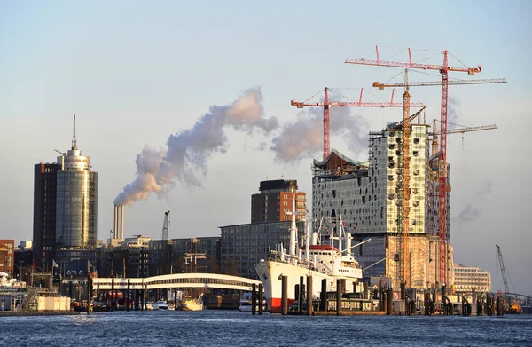 Hafenstadt Hamburg Deutschland — Stockfoto