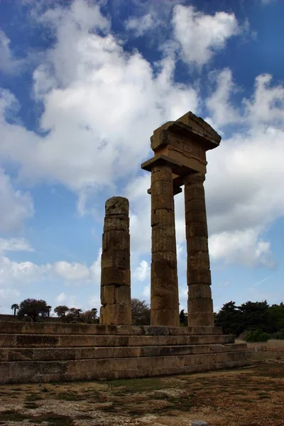 Acrópolis Rodas Grecia — Foto de Stock