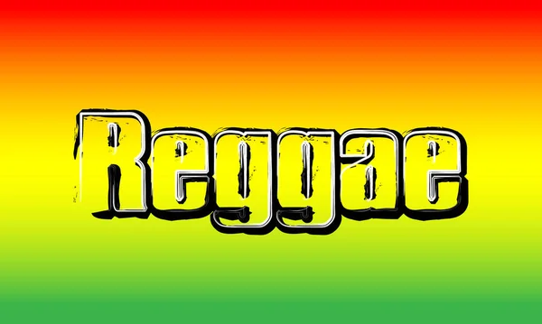 Rouge Jaune Vert Reggae Contexte — Photo